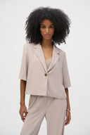 Joseph Ribkoff Dune Straight Short Blazer Style 252105
