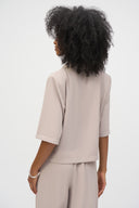 Joseph Ribkoff Dune Straight Short Blazer Style 252105