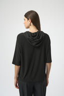 Joseph Ribkoff Hooded Boxy Top Style 252116