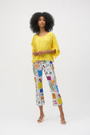 Joseph Ribkoff Textured Woven Boxy Top Style 252129