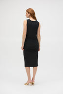 Joseph Ribkoff Sheath Dress With Draped Neckline Style 252188