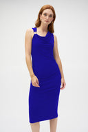 Joseph Ribkoff Sheath Dress With Draped Neckline Style 252188