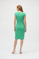Joseph Ribkoff Sheath Dress With Front Pleats Style 252191