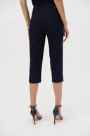 Joseph Ribkoff Millennium Capri Pull-On Pants with Guipure Style 252192