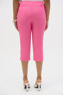 Joseph Ribkoff Millennium Capri Pull-On Pants with Guipure Style 252192
