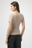 Joseph Ribkoff Fitted Top With Buckle Detail Style 252230