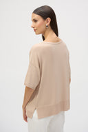 Joseph Ribkoff Sweater Knit Elbow Sleeve Pullover Style 252906