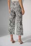 Joseph Ribkoff Beige/Multi Stretch Denim Python Print Culotte Pants Style 252938