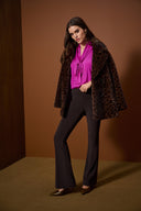 Joseph Ribkoff Cosmos Silky Knit And Satin Straight Tunic Style 253003