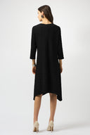 Joseph Ribkoff Textured Knit A-Line Dress Style 253023