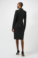 Joseph Ribkoff Black Sheath Dress Style 253072