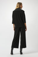 Joseph Ribkoff Black Silky Knit Jumpsuit Style 253081