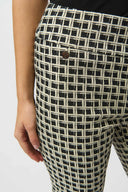 Joseph Ribkoff Geometric Print Straight Pull-On Pants Style 253098