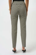 Joseph Ribkoff Geometric Print Straight Pull-On Pants Style 253098