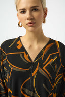 Joseph Ribkoff Silky Knit Printed Boxy Tunic Style 253113