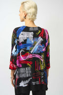 Joseph Ribkoff Silky Knit Printed Boxy Tunic Style 253113