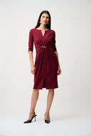 Joseph Ribkoff Scuba Crepe Sheath Dress Style 253127