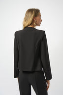 Joseph Ribkoff Black/Off-White Fitted Jacket Style 253143