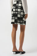 Joseph Ribkoff Plaid Print Pull-On Skirt Style 253146