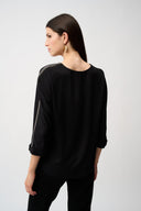 Joseph Ribkoff Soft Twill Boxy Top Style 253214