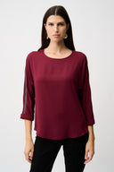 Joseph Ribkoff Soft Twill Boxy Top Style 253214