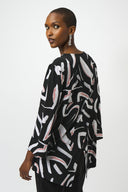 Joseph Ribkoff Abstract Print Fit And Flare Tunic Style 253224
