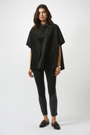 Joseph Ribkoff Black Poncho Cover-Up Style 253240