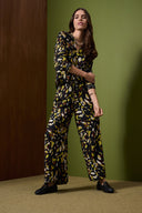 Joseph Ribkoff Animal Print Wide-Leg Pants Style 253247