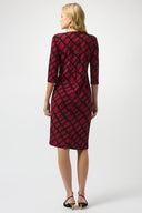 Joseph Ribkoff Geometric Print Sheath Dress Style 253250