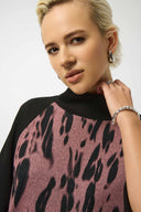 Joseph Ribkoff Animal Print Straight Top Style 253260