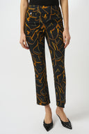 Joseph Ribkoff Geometric Print Straight Leg Pull-On Pants Style 253268
