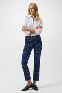 Joseph Ribkoff Geometric Print Straight Leg Pull-On Pants Style 253268