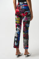 Joseph Ribkoff Geometric Print Straight Leg Pull-On Pants Style 253268