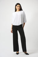 Joseph Ribkoff Vanilla Soft Twill Boxy Top Style 253290