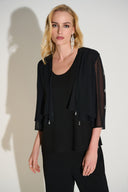 Joseph Ribkoff Layered 2 piece set with Rhinestone Detail Style 253755