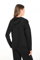 Frank Lyman Hooded Jewel Embellished Pullover Style 253776