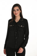 Frank Lyman Chic Hip-length Blouse Style 253783