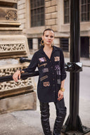 Frank Lyman Casual V-neck Long Sleeve Top Style 253824