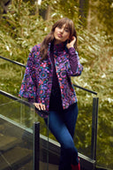 Frank Lyman Relaxed Fit 3/4 Sleeve Jacket with Embroidery Style 253830