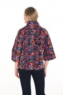 Frank Lyman Relaxed Fit 3/4 Sleeve Jacket with Embroidery Style 253830