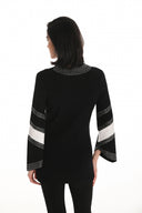Frank Lyman Striped Crew Neck Pullover Style 253839