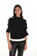 Frank Lyman Classic Contrast Sweater Style 253868
