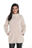 Frank Lyman Plum Faux Fur Jacket Style 253880