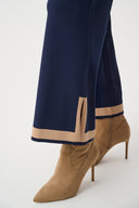 Joseph Ribkoff Sweater Knit Colour Block Culotte Pants Style 253910