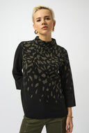 Joseph Ribkoff Animal Print Sweater Style 253912