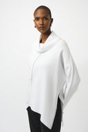 Joseph Ribkoff Cowl Neck Asymmetrical Pullover Style 253913