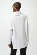 Joseph Ribkoff Cowl Neck Asymmetrical Pullover Style 253913