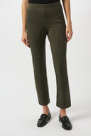 Joseph Ribkoff Avocado Heavy Knit Slim Fit Pull-On Pants Style 253920.