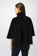 Joseph Ribkoff Bonded Faux Fur Suede Jacket Style 253924