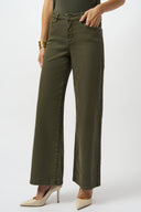 Joseph Ribkoff Classic Wide-Leg Stretch Denim Jeans Style 253950